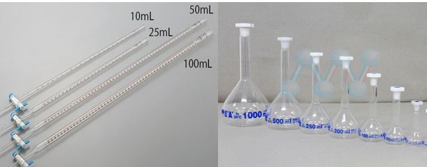 hiệu chuẩn buret và bình định mức