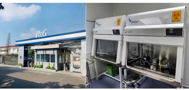 xông khử trùng tủ an toàn sinh học