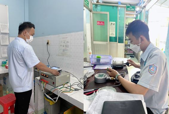 kiem dinh may do dien tim