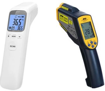 hiệu chuẩn súng bắn nhiệt độ và nhiệt kế đo trán