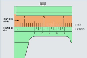 cách đọc số đo thước kẹp